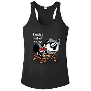 I Exit Out Of Spite Ladies PosiCharge Competitor Racerback Tank