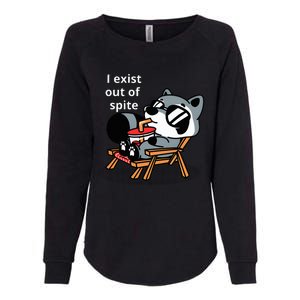 I Exit Out Of Spite Womens California Wash Sweatshirt