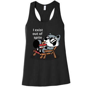 I Exit Out Of Spite Women's Racerback Tank