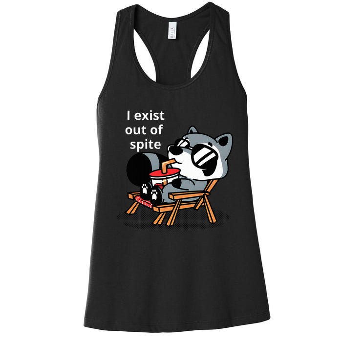 I Exit Out Of Spite Women's Racerback Tank