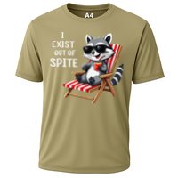 I Exist Out Of Spite Funny Raccoon Sunglasses Gift Cooling Performance Crew T-Shirt