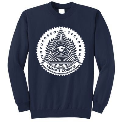 Illuminati Eyes Of Providence Tall Sweatshirt