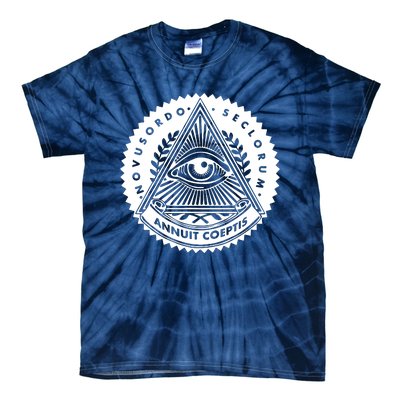 Illuminati Eyes Of Providence Tie-Dye T-Shirt