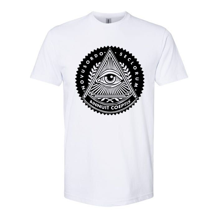 Illuminati Eyes Of Providence Softstyle CVC T-Shirt