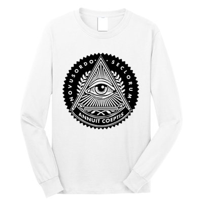 Illuminati Eyes Of Providence Long Sleeve Shirt