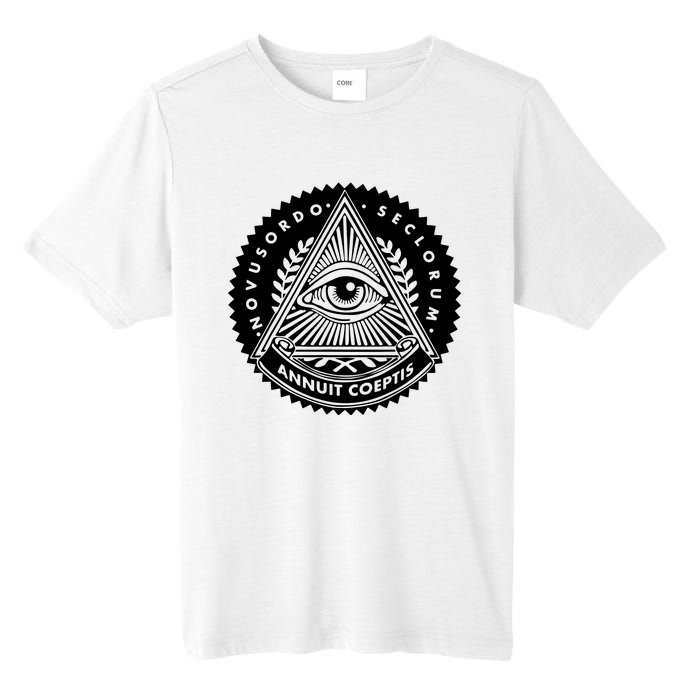 Illuminati Eyes Of Providence Tall Fusion ChromaSoft Performance T-Shirt