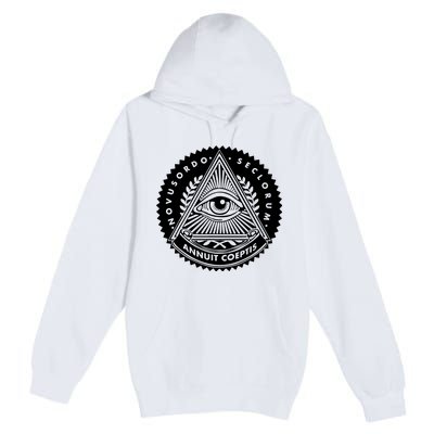 Illuminati Eyes Of Providence Premium Pullover Hoodie