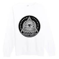 Illuminati Eyes Of Providence Premium Crewneck Sweatshirt