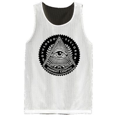 Illuminati Eyes Of Providence Mesh Reversible Basketball Jersey Tank