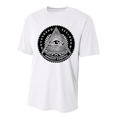 Illuminati Eyes Of Providence Performance Sprint T-Shirt