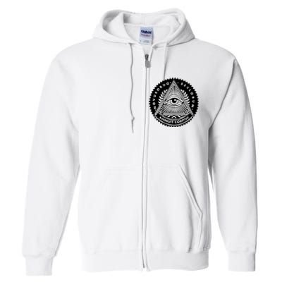 Illuminati Eyes Of Providence Full Zip Hoodie