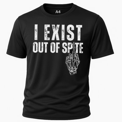 I Exist Out Of Spite Funny Dark Humor Performance Shirt