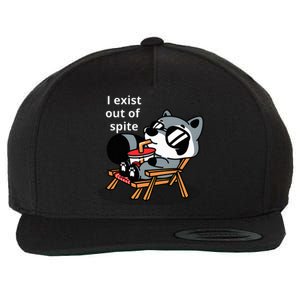 I Exit Out Of Spite Wool Snapback Cap