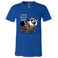 I Exit Out Of Spite V-Neck T-Shirt