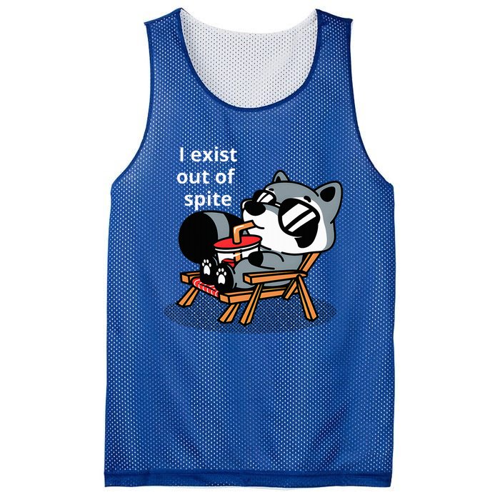 I Exit Out Of Spite Mesh Reversible Basketball Jersey Tank