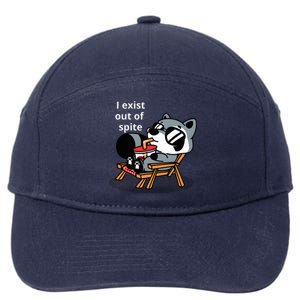 I Exit Out Of Spite 7-Panel Snapback Hat