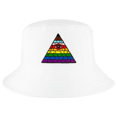 Illuminati Eye Providence Rainbow Cool Comfort Performance Bucket Hat