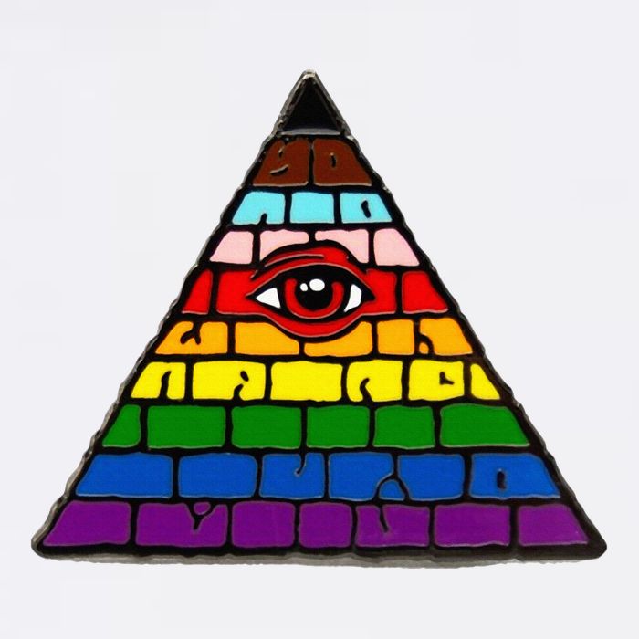 Illuminati Eye Providence Rainbow Beanie