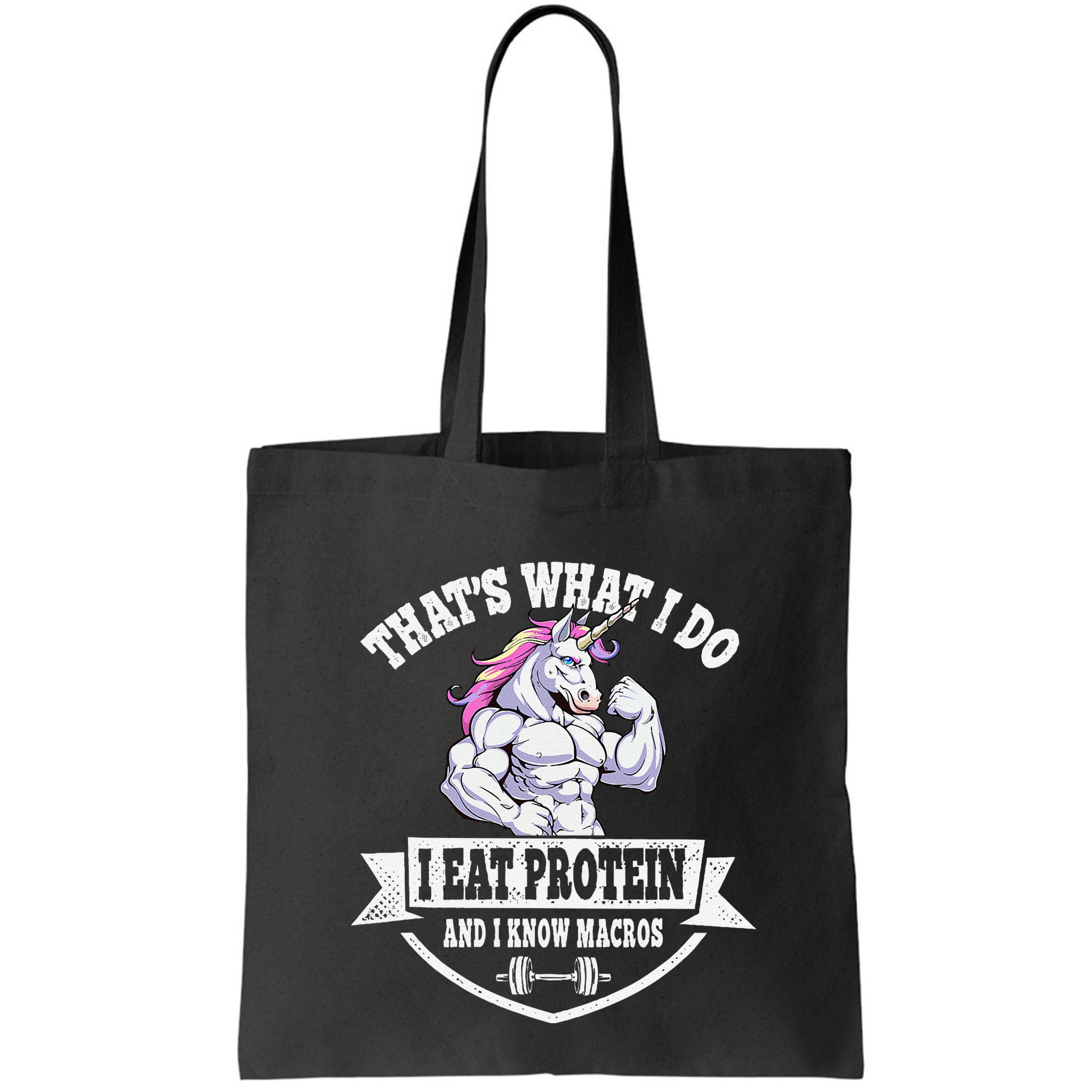I Eat Protein Funny Unicorn Workout Training Bag