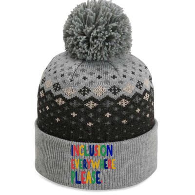 Inclusion Everywhere Please The Baniff Cuffed Pom Beanie