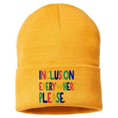 Inclusion Everywhere Please Sustainable Knit Beanie