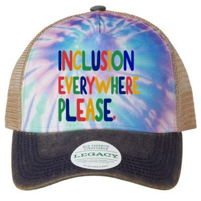 Inclusion Everywhere Please Legacy Tie Dye Trucker Hat