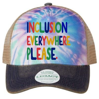 Inclusion Everywhere Please Legacy Tie Dye Trucker Hat