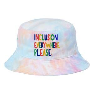 Inclusion Everywhere Please Tie Dye Newport Bucket Hat