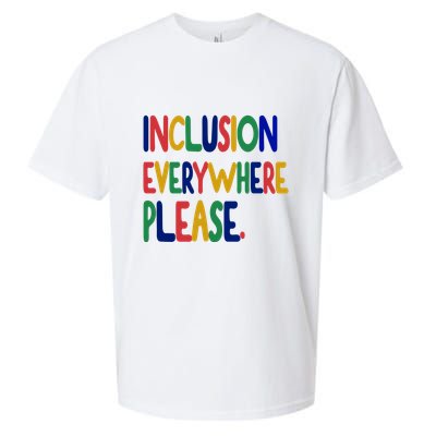 Inclusion Everywhere Please Sueded Cloud Jersey T-Shirt
