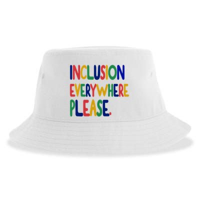 Inclusion Everywhere Please Sustainable Bucket Hat