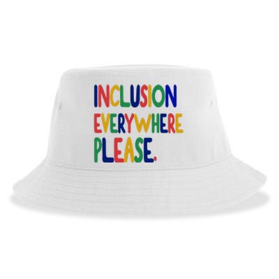 Inclusion Everywhere Please Sustainable Bucket Hat