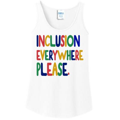 Inclusion Everywhere Please Ladies Essential Tank