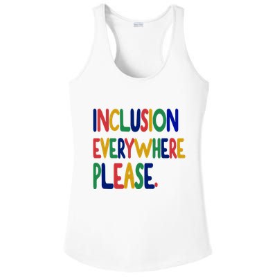 Inclusion Everywhere Please Ladies PosiCharge Competitor Racerback Tank