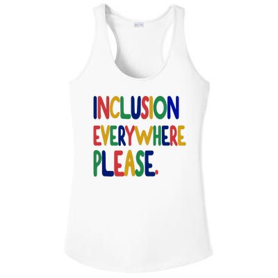 Inclusion Everywhere Please Ladies PosiCharge Competitor Racerback Tank