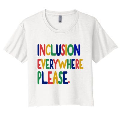 Inclusion Everywhere Please Crop Top