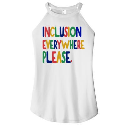 Inclusion Everywhere Please Women’s Perfect Tri Rocker Tank