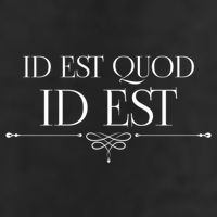 Id Est Quod Id Est It Is What It Is Ro Quote Latin Saying Gift Adult Drive Performance Visor