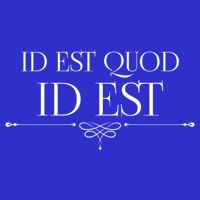 Id Est Quod Id Est It Is What It Is Ro Quote Latin Saying Gift Visor