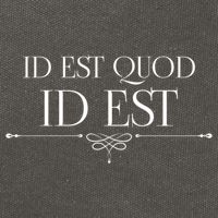 Id Est Quod Id Est It Is What It Is Ro Quote Latin Saying Gift Cotton Canvas Backpack