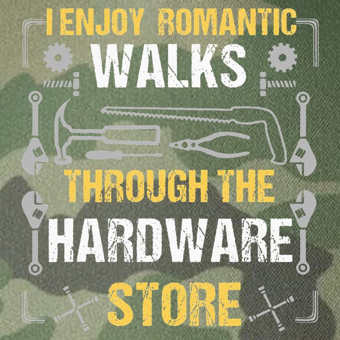 I Enjoy Romantic Walks Through The Hardware Store Legacy Tie Dye Trucker Hat