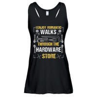 I Enjoy Romantic Walks Through The Hardware Store Ladies Essential Flowy Tank