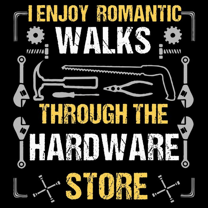 I Enjoy Romantic Walks Through The Hardware Store Pom Pom 12in Knit Beanie