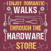 I Enjoy Romantic Walks Through The Hardware Store 16oz Travel Tumbler