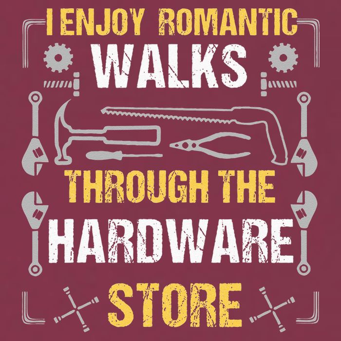 I Enjoy Romantic Walks Through The Hardware Store 16oz Travel Tumbler