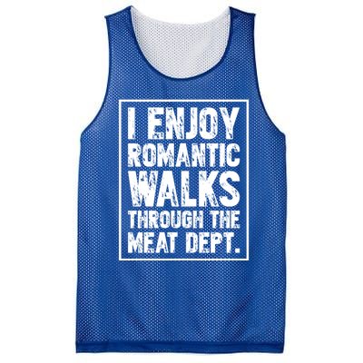 I Enjoy Rotic Walks Meat Dept Funny Meat Lover Meaningful Gift Mesh Reversible Basketball Jersey Tank