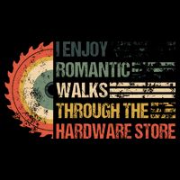 I Enjoy Romantic Walks Through The Hardware Store Carpentry  Drawstring Bag