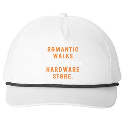 I Enjoy Rotic Walks Through The Hardware Store Gift Snapback Five-Panel Rope Hat