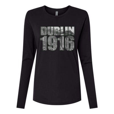 Ireland Easter Rising Dublin GPO 1916  Womens Cotton Relaxed Long Sleeve T-Shirt