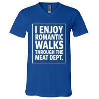 I Enjoy Rotic Walks Through The Meat Dept Gift V-Neck T-Shirt