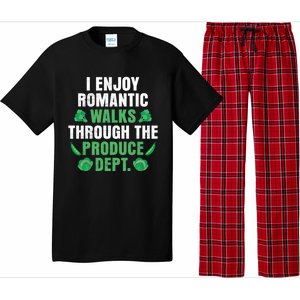 I Enjoy Rotic Walks Through The Produce Dept Veganism Gift Pajama Set